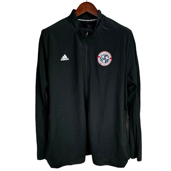 Adidas Primegreen Aeroready Tennessee Performance 2XLT Warm Up Jacket Black - Picture 1 of 7